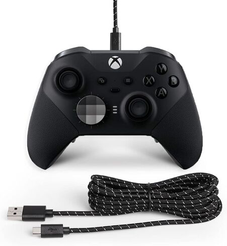 سلك كابل شحن للشاحن لأجهزة Xbox Elite Series S، وXbox Series X، ووحدة التحكم PS 5، ووحدة التحكم اللاسلكية Xbox Elite Series 2، وسلك نينتندو سويتش USB من النوع C (10 أقدام 2 حزمة) in Kuwait