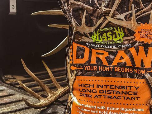 Advanced Wildlife Solutions | 4S Draw | High Intensity Deer Attractant | Long Range Lure| Strong Aroma & Flavor | 2X Protein | No Mixing Required | Rapid Response Formula | Hunting in Saudi Arabia