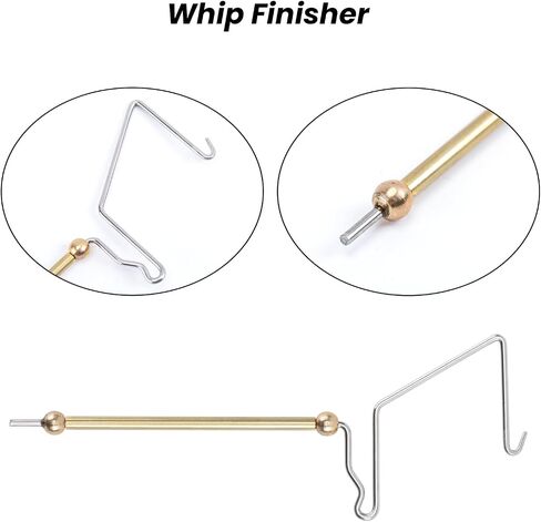 Goture Fly Tying Tools includes Bobbin Threader Bobbin Holder Wire Threader Threader Needle Whip Finisher Scissors Flies Lure Making Tools Set for Lure Making Tool in Saudi Arabia