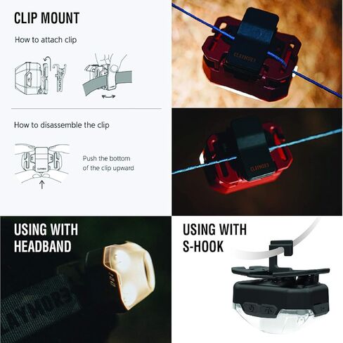 Claymore Heady2 (Tan) - Rechargeable LED Headlamp Flashlight, Lightweight for Camping, Running, Hiking, Emergency & Industrial Use. USB-C Charging, Up to 40 Hours Battery Life, Waterproof. in Kuwait