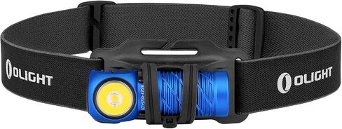 OLIGHT Perun 2 مصباح أمامي صغير 1100 لومن LED، مصباح أمامي قابل لإعادة الشحن مع خيار الضوء الأحمر، رائع للعمل والمشي لمسافات طويلة والتخييم والتسلق (أسود أبيض بارد: 5700~6700K) in Kuwait
