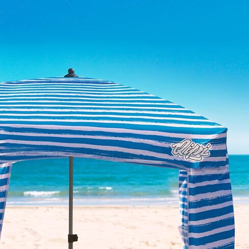 Qipi Beach Cabana - Easy to Set Up Canopy, Waterproof, Portable 6' x 6' Beach Shelter, Included Side Wall, Shade with UPF 50+ UV Protection, Ultimate Sun Umbrella - for Kids, Family & Friends in Saudi Arabia