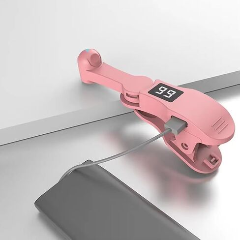 TansyPanda smart automatic screen clicker for phone- Adjustable Speed, USB Type-C Powered, Easy-to-Use auto phone screen tappers for tiktok, Live Streaming, Gaming, and Reward Tasks - Pink in Saudi Arabia