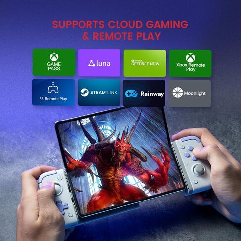 وحدة تحكم الألعاب المحمولة GameSir X2S Type-C، وحدة تحكم الألعاب لنظام Android، قبضة وحدة التحكم في الألعاب التوصيل والتشغيل، دعم Xbox Game Pass، xCloud، Stadia، Vortex والمزيد in Kuwait