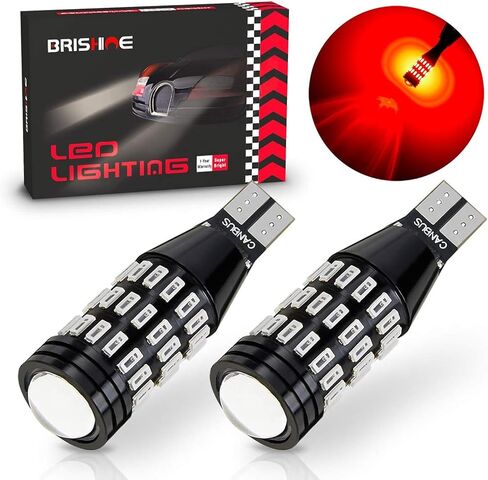1500 لومن ساطع للغاية Canbus خالي من الأخطاء 921 912 906 904 T15 W16W LED لمبات 51-SMD 4014 شرائح LED مع جهاز عرض للأضواء العكسية الاحتياطية، 6500K زينون أبيض (حزمة من 2) in Kuwait