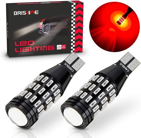 1500 لومن ساطع للغاية Canbus خالي من الأخطاء 921 912 906 904 T15 W16W LED لمبات 51-SMD 4014 شرائح LED مع جهاز عرض للأضواء العكسية الاحتياطية، 6500K زينون أبيض (حزمة من 2) in Kuwait
