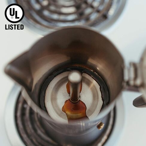 جروشي ميلانو ستيل | 10 كوب إسبرسو | صانع اسبريسو على الموقد: وعاء موكا من الفولاذ المقاوم للصدأ للمواقد اليونانية والحثية والكهربائية والغاز | وعاء تحضير قهوة الإسبريسو آمن للاستخدام في غسالة الأطباق in Kuwait