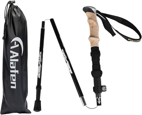 Walking Stick - Collapsible Trekking Pole for Men and Women,7075 Aluminum Hiking Stick for Seniors in Kuwait