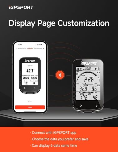 كمبيوتر iGPSPORT BSC100S لاسلكي للدراجة/الدراجة، شاشة LCD 2.6 بوصة قابلة لإعادة الشحن ومضاد للماء ونظام تحديد المواقع لركوب الدراجات in Kuwait