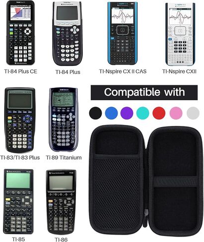 Lebakort Hard Case Compatible with Texas Instruments TI-84 Plus CE/TI-84 Plus/TI-84 Evo/TI-Nspire CX II CAS/TI-Nspire CX II/TI-83 Plus/TI-89/TI-85/TI-86 Color Graphing Calculator (Iris Purple Case) in Saudi Arabia