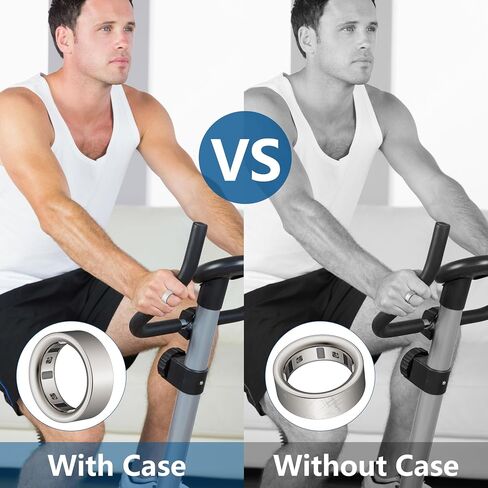 Protector Compatible for Oura Ring 4/Ring Gen 3 Cover,Silicone Anti-Scratch Elastic Ring Finger Case Woking Out Gym for Women Men- Clear+Starlight- M for 8/9/10/11 in Saudi Arabia