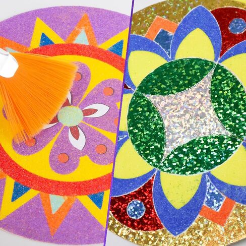 Sand Art Kits for Kids, Princess & Castle Painting Sand Kits for Girls, 14 Colored Sands kit - DIY Crafts Set for Girls and Boys Ages 4-8, Art Projects and Ideal Gifts for 8-12 in Saudi Arabia