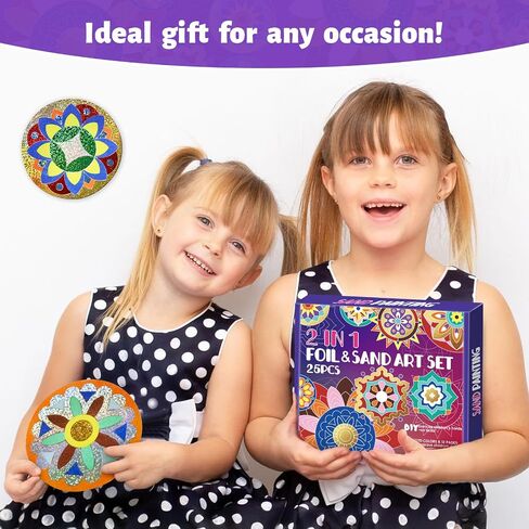 Sand Art Kits for Kids, Princess & Castle Painting Sand Kits for Girls, 14 Colored Sands kit - DIY Crafts Set for Girls and Boys Ages 4-8, Art Projects and Ideal Gifts for 8-12 in Saudi Arabia