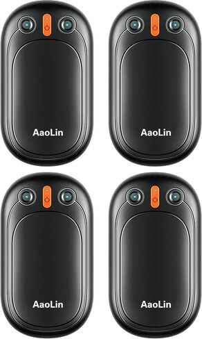 AI Hand Warmers Rechargeable, AaoLin 2 Pack Electric Hand Warmers Reusable, 12Hrs Long Heating, Portable Pocket Handwarmer Great Gift for Outdoors, Camping, Golf, Hunting Gear in Saudi Arabia
