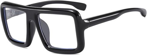 LASPOR Oversized Thick Glasses for Women Men Square Frame Old Man Halloween Nerd Costume Cosplay Accessory in Kuwait