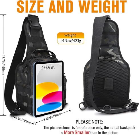Dovesun Small Fishing Backpack, Fly Fishing Sling Pack Waterproof Fishing Backpack with Tackle Boxes Fishing Tackle Bag in Saudi Arabia