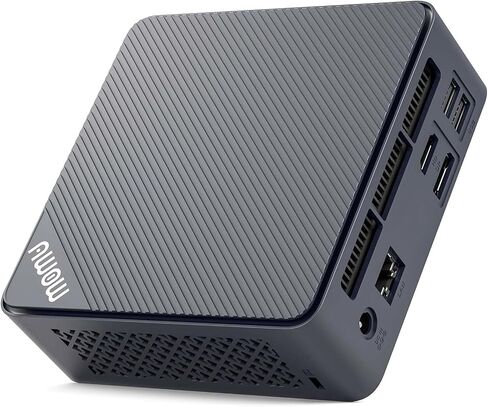 AWOW Mini PC N100, AK10 Pro 8GB RAM 256GB M.2 SSD Mini Computers Intel Alder Lake N100(3.4GHz), Mini Desktop Computer 4K Dual Display/WiFi/BT/USB3.2/Gigabit Ethernet for Office, Home, Business in Kuwait