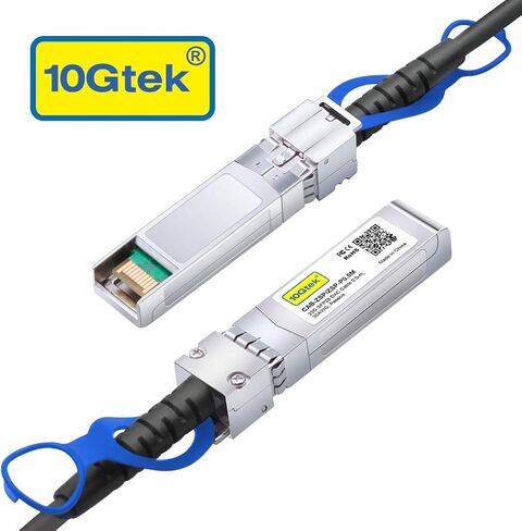 10Gtek 25G SFP28 SFP+ DAC Cable - 25GBASE-CR SFP28 to SFP28 Passive Direct Attach Copper Twinax Cable for Cisco SFP-H25GB-CU3M, Ubiquiti UC-DAC-SFP28, Supermicro and More, 3-Meter(10ft) in Saudi Arabia