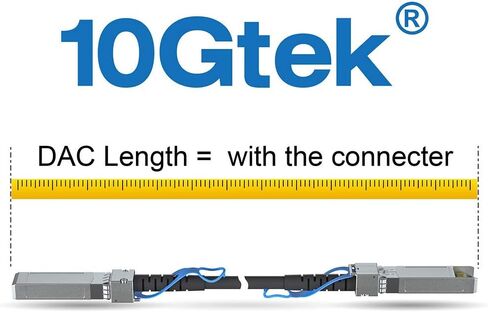 10Gtek 25G SFP28 SFP+ DAC Cable - 25GBASE-CR SFP28 to SFP28 Passive Direct Attach Copper Twinax Cable for Cisco SFP-H25GB-CU3M, Ubiquiti UC-DAC-SFP28, Supermicro and More, 3-Meter(10ft) in Saudi Arabia
