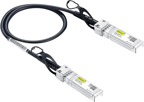 كابل 10Gtek 25G SFP28 SFP+ DAC - 25GBASE-CR SFP28 إلى SFP28 كابل Twinax النحاسي السلبي المباشر لـ Cisco SFP-H25GB-CU3M، Ubiquiti UC-DAC-SFP28، Supermicro والمزيد، 3 أمتار (10 أقدام) in Kuwait