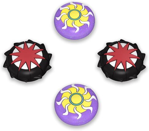 PlayVital Joystick Caps for Nintendo Switch, Thumbstick Caps for Switch Lite, Analog Cover for Switch OLED Joycon Thumb Grip Caps for Switch & Switch Lite & Switch OLED - Pulse & Engine in Kuwait
