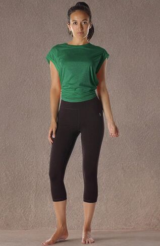 icyzone Open Back Workout Top Shirts - Yoga t-Shirts Activewear Exercise Tops for Women in Kuwait