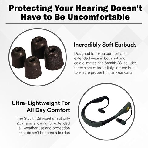 سلسلة Pro Ears Stealth، تضخيم الضوضاء الإلكتروني، حماية السمع، الصيد، الرماية، تقنية ضغط الصوت in Kuwait