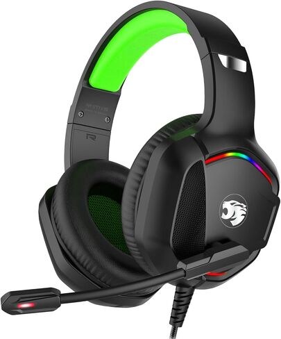 A36 Gaming Headset with Microphone for Pc, Xbox One Series X/s, Ps4, Ps5, Switch, Stereo Wired Noise Cancelling Over-Ear Headphones with Mic for Computer, Laptop, Mac, Nintendo, Gamer (Blue) in Saudi Arabia
