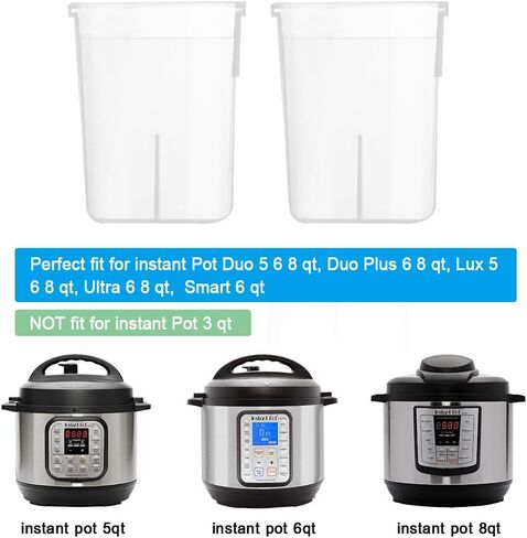 Picowe 4Pack Condensation Collector Cup Replacement for Instant Pot 5 6 8 Quart, Duo, Duo Plus, Ultra, Lux in Saudi Arabia
