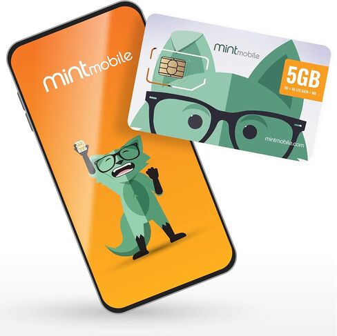30 دولارًا شهريًا. خطة الهاتف المحمول Mint مع محادثات ونصوص وبيانات غير محدودة لمدة 3 أشهر (بطاقة SIM 3 في 1) in Saudi Arabia