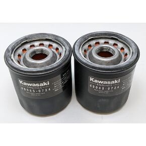 Kawasaki (Pack of 2) 49065-0724 Oil Filter Fits 49065-7010 OEM