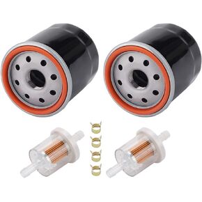 2pcs 49065-0724 Oil Filter Compatible with Kawasaki 49065-7010 Club Car 1016467 41016467 Kubota T1460 T1560 T1700H T1770 T1870 TG1860G Robin EH18V EH64 EH65 Yamaha MX775 MX800 MX825