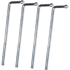 4 Pack Exhaust Hanger rods 3/8" x 9.5 inchs 90 Degree Bend 24cm long Universal Weld in Hanger Rods