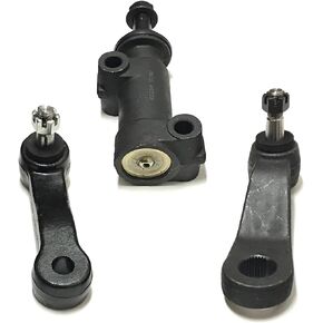 PartsW - 3 Pc Steering kit for Cadillac Escalade 2002-2006/ Chevrolet Silverado 1500 1999-2006/ GMC Sierra 1500 1999-2006 + More/Idler & Pitman Arm + Idler Arm Assembly