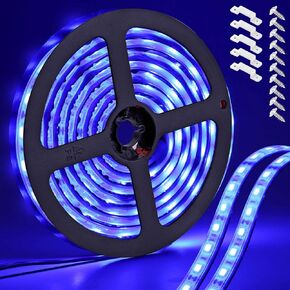 Marine led Strip Lights, 12V 6.56FT IP68 Waterproof Underwater led Lights, Boat Interior Light, Boat Deck Lights Courtesy Lights for Night Fishing Pontoon Kayak Boats(RED)