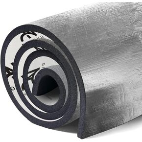 236mil 6sqft Car Sound Deadening Mat-Closed Cell Foam and Glass Fiber Auto Sound Deadener & Heat Insulation Material-Heat Shield Automotive for Hood Engine Roof Door and Trunk Dampening
