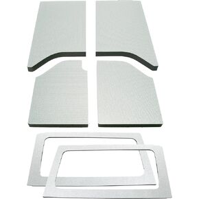 Design Engineering 50285 Black Original Boom Mat Sound Deadening HeadLiner Kit Compatible with 2-Door Jeep Wrangler JK (2011-2018)