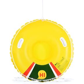 HIWENA Super Heavy Duty Snow Tube,48 inches Inflatable Snow Sled for Kids and Adults, Thicken 0.75mm Thick Material Winter Sport Tube in Kuwait