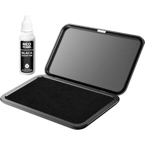 Large Stamp Pad - 3.50"x 6.25", Magnetic Lid, Premium Quality Felt Stamp Pad (Blue) in Kuwait