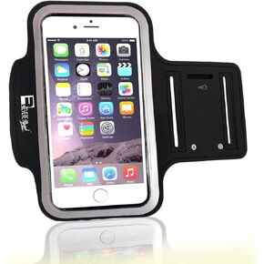 Premium iPhone SE 2020 / SE 2022 Running Armband with Fingerprint ID Access. Sports Phone Arm Case Holder for Jogging, Gym Workouts