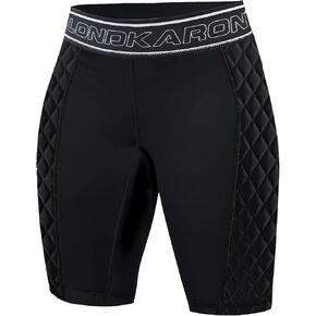 7" Women's Softball Sliding Shorts, Elite Padded Compression Slider Shorts