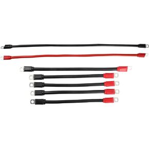X AUTOHAUX 1 Set كابل بطارية عربة الغولف لـ EZGO TXT 1994-Up مجموعات أسلاك البطارية تناسب بطارية 36 فولت و48 فولت