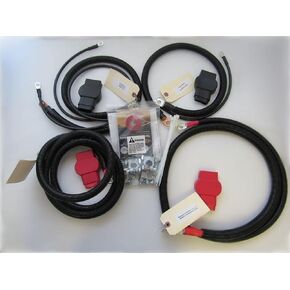Made in USA. Custom Battery Cables Compatible/Replacement for Dodge RAM Gen 3.5 2500/3500 truck Cummins Diesel 6.7L 2007.5-2009 3/0 hard start kit for EXTREME conditions. The Original. pn 835