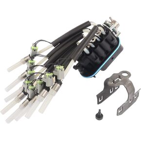 FJ504 Spider Fuel Injector wi/ 8 Cylinder Compatible with Chevy Pickup V8 5.0L 5.7L 1996-2000 25340347 17114163 FJ10566