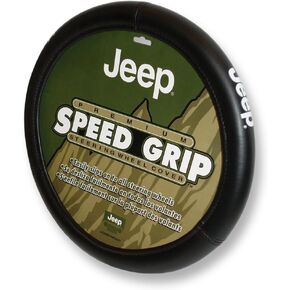 Car Truck SUV Black Grip Steering Wheel Cover - Speed for Jeep