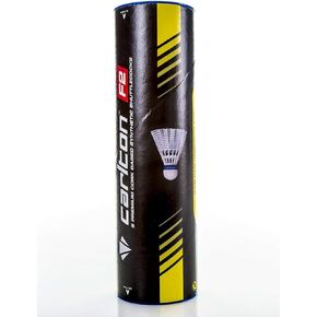 Dunlop Sports Carlton F2 Badminton Shuttle (Tube of 6)