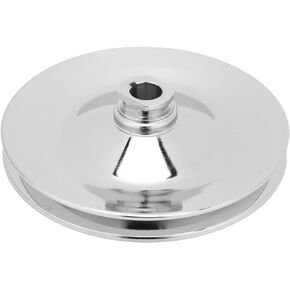 Aramox Power Steering Pulley for Chevy Pumps, Single Groove Power Steering Pulley 5/8in Keyway Shaft 8948 Replacement