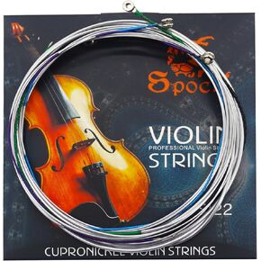 مجموعة كاملة من أوتار الكمان RAUYIVANY 4/4، سلسلة إلكترونية من الفولاذ المقاوم للصدأ. قلب من الفولاذ المقاوم للصدأ ملفوف بالنيكل A، D، G. مناسب لأوتار الكمان 3/4 و4/4 in Kuwait