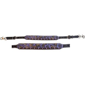 CHALLENGER Western Tack Floral Tooled Leather Wither Breast Collar Strap 10503