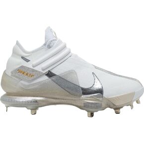 Nike Force Zoom Trout 7 Metal Cleats White | Metallic Gold Size 8